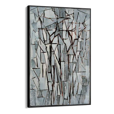 Quadro Stampa su Tela Composizione alberi II, Piet Mondrian - CupidoDesign