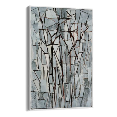Quadro Stampa su Tela Composizione alberi II, Piet Mondrian - CupidoDesign