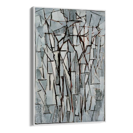 Quadro Stampa su Tela Composizione alberi II, Piet Mondrian - CupidoDesign