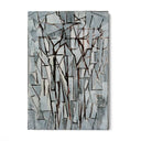 Quadro Stampa su Tela Composizione alberi II, Piet Mondrian - CupidoDesign