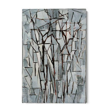 Quadro Stampa su Tela Composizione alberi II, Piet Mondrian - CupidoDesign
