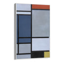 Quadro Stampa su Tela Composizione con rosso, blu, nero, giallo e grigio, Piet Mondrian - CupidoDesign