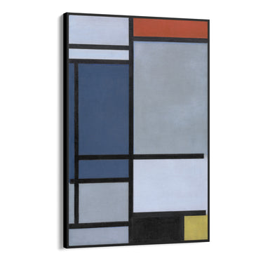 Quadro Stampa su Tela Composizione con rosso, blu, nero, giallo e grigio, Piet Mondrian - CupidoDesign