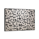 Quadro Stampa su Tela Composizione in Linea, Piet Mondrian - CupidoDesign