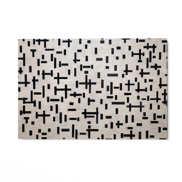Quadro Stampa su Tela Composizione in Linea, Piet Mondrian - CupidoDesign