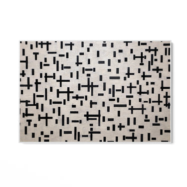 Quadro Stampa su Tela Composizione in Linea, Piet Mondrian - CupidoDesign