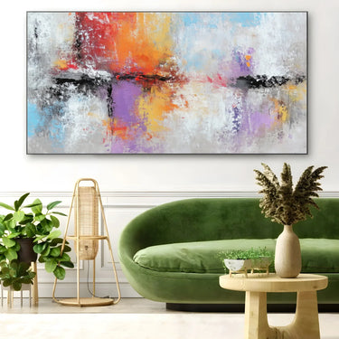 Quadro Stampa su Tela Confine Ardente - CupidoDesign