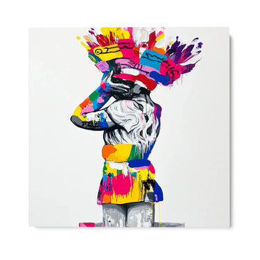 Quadro Stampa su Tela Confusione Generale - CupidoDesign