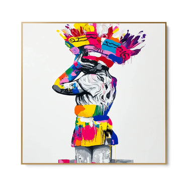 Quadro Stampa su Tela Confusione Generale - CupidoDesign