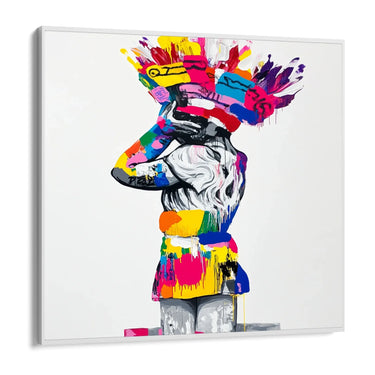 Quadro Stampa su Tela Confusione Generale - CupidoDesign