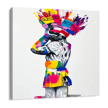 Quadro Stampa su Tela Confusione Generale - CupidoDesign