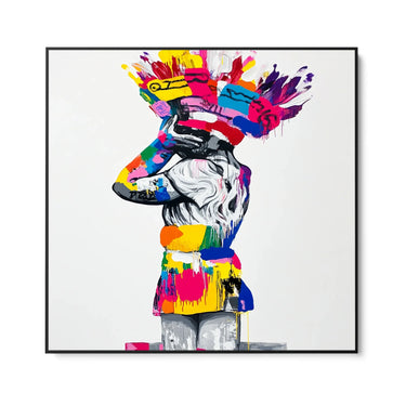 Quadro Stampa su Tela Confusione Generale - CupidoDesign
