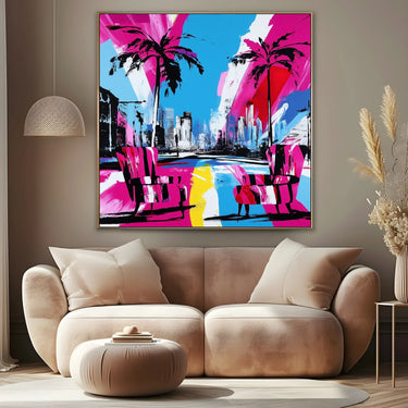 Quadro Stampa su Tela Confusione Pop - CupidoDesign