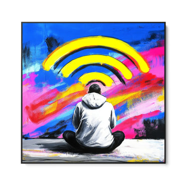Quadro Stampa su Tela Connected - CupidoDesign