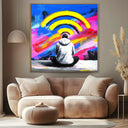 Quadro Stampa su Tela Connected - CupidoDesign