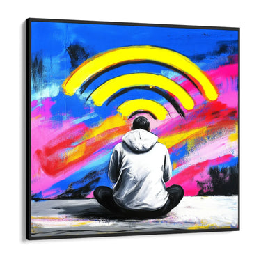 Quadro Stampa su Tela Connected - CupidoDesign