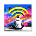 Quadro Stampa su Tela Connected - CupidoDesign