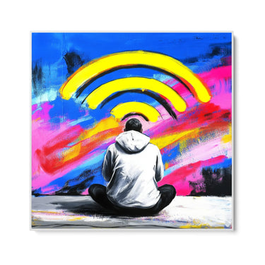 Quadro Stampa su Tela Connected - CupidoDesign