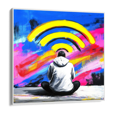 Quadro Stampa su Tela Connected - CupidoDesign