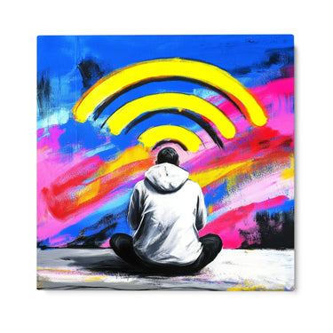 Quadro Stampa su Tela Connected - CupidoDesign