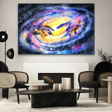 Quadro Stampa su Tela Connessione Divina - CupidoDesign