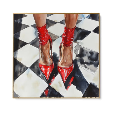 Quadro Stampa su Tela Contrasto Femminile - CupidoDesign