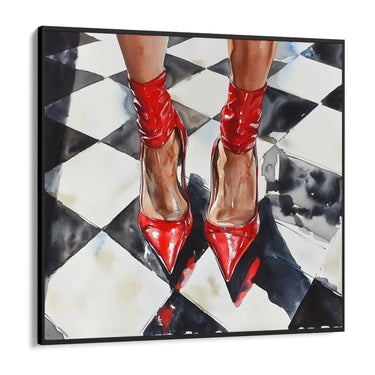 Quadro Stampa su Tela Contrasto Femminile - CupidoDesign