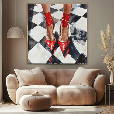 Quadro Stampa su Tela Contrasto Femminile - CupidoDesign