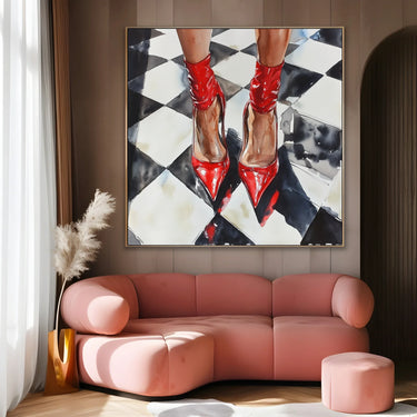 Quadro Stampa su Tela Contrasto Femminile - CupidoDesign