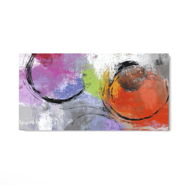 Quadro Stampa su Tela Contrasto Circolare - CupidoDesign