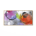 Quadro Stampa su Tela Contrasto Circolare - CupidoDesign