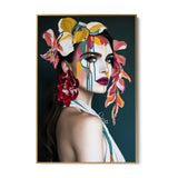 Quadro Stampa su Tela Corona di Petali - CupidoDesign