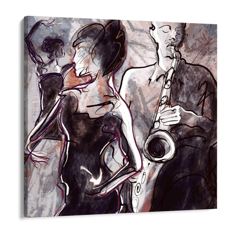 Quadro Stampa su Tela Corpi in Vibrazione - CupidoDesign