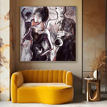 Quadro Stampa su Tela Corpi in Vibrazione - CupidoDesign