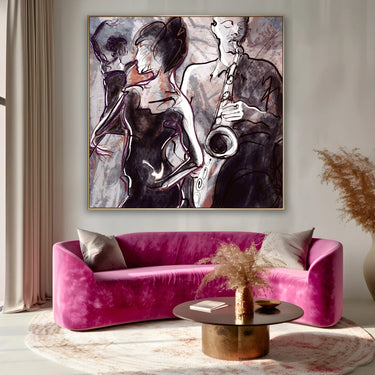 Quadro Stampa su Tela Corpi in Vibrazione - CupidoDesign