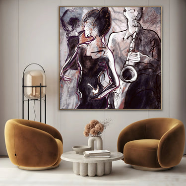 Quadro Stampa su Tela Corpi in Vibrazione - CupidoDesign