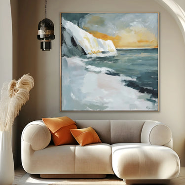 Quadro Stampa su Tela Costa Bianca - CupidoDesign