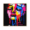 Quadro Stampa su Tela Cry Me a Glitter River - CupidoDesign
