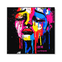 Quadro Stampa su Tela Cry Me a Glitter River - CupidoDesign