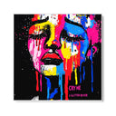 Quadro Stampa su Tela Cry Me a Glitter River - CupidoDesign