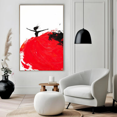 Quadro Stampa su Tela Cuore Rosso - CupidoDesign