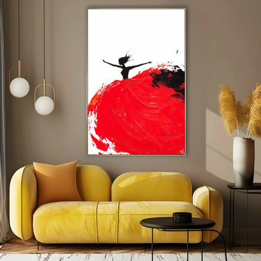 Quadro Stampa su Tela Cuore Rosso - CupidoDesign
