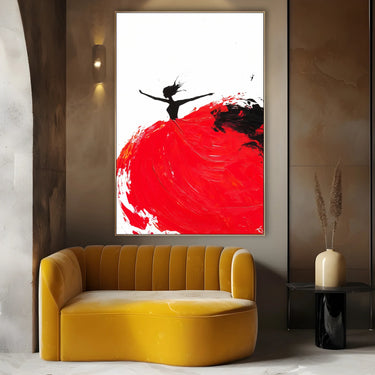 Quadro Stampa su Tela Cuore Rosso - CupidoDesign