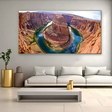 Quadro Stampa su Tela Curve del Tempo, Arizona - CupidoDesign