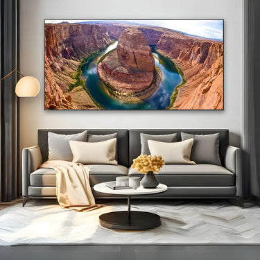 Quadro Stampa su Tela Curve del Tempo, Arizona - CupidoDesign