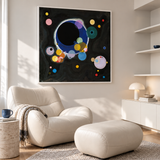 Various Circles, Wassily Kandinsky