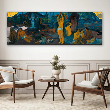 Quadro Stampa su Tela Da dove veniamo, Paul Gauguin - CupidoDesign