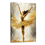 Quadro Stampa su Tela Danza Dorata - CupidoDesign