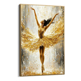 Quadro Stampa su Tela Danza Dorata - CupidoDesign