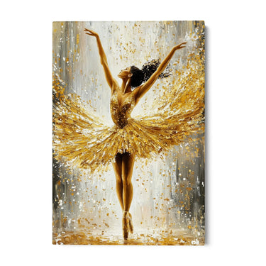 Quadro Stampa su Tela Danza Dorata - CupidoDesign